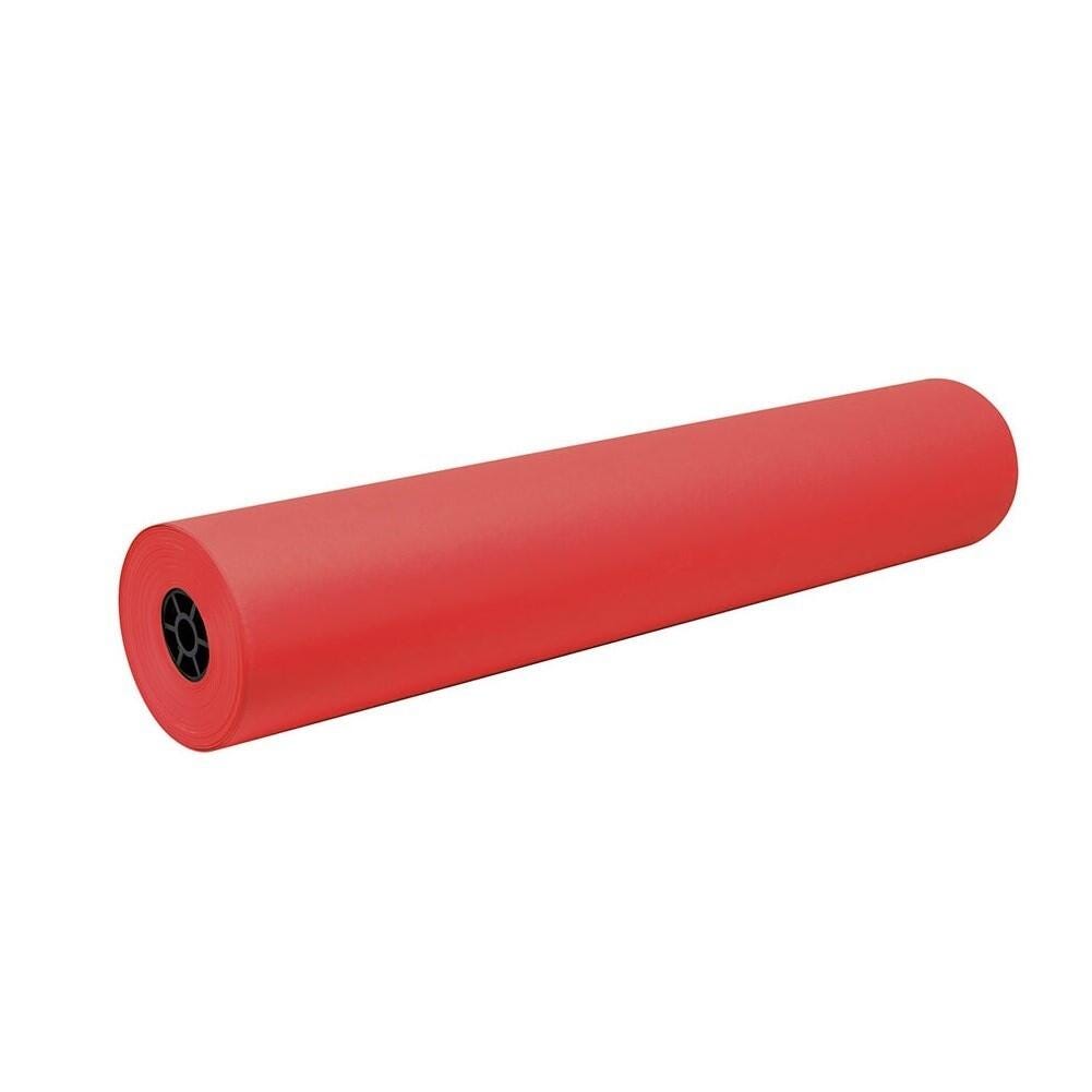 PAPER ROLL FIRE RETARDANT 36 IN X 1000 FT FESTIVE RED