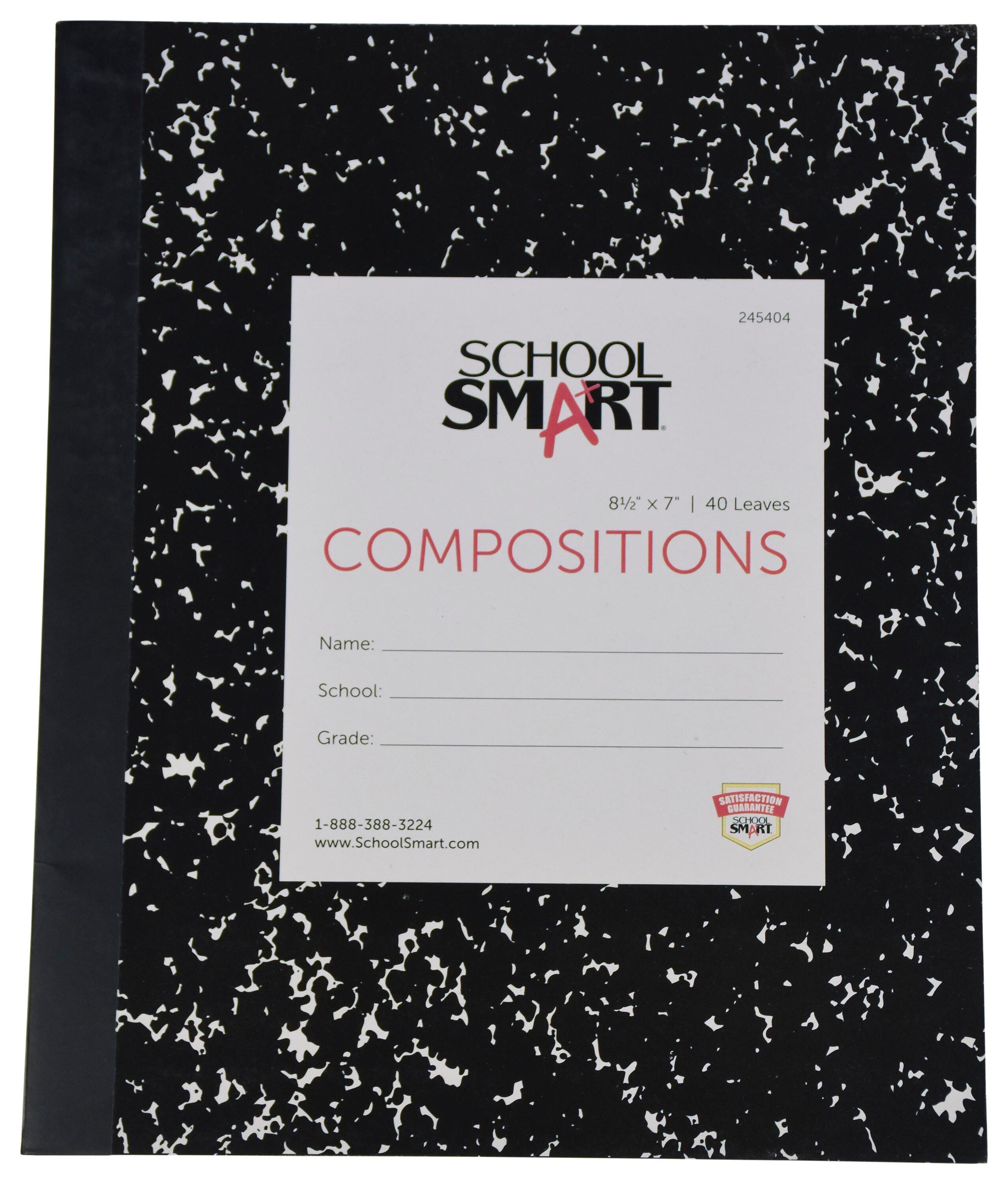PAPER COMP BOOK SOFT 8.5X7 RULED SCHOOL SMART 40 SHTS