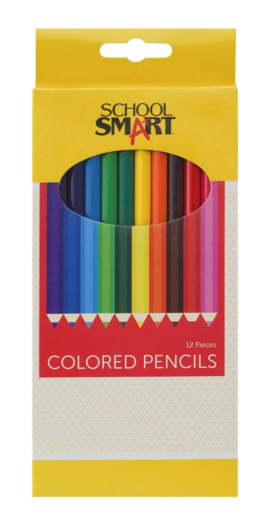 PENCILS COLORED SCHOOL SMART ASST COLORS SET OF 12