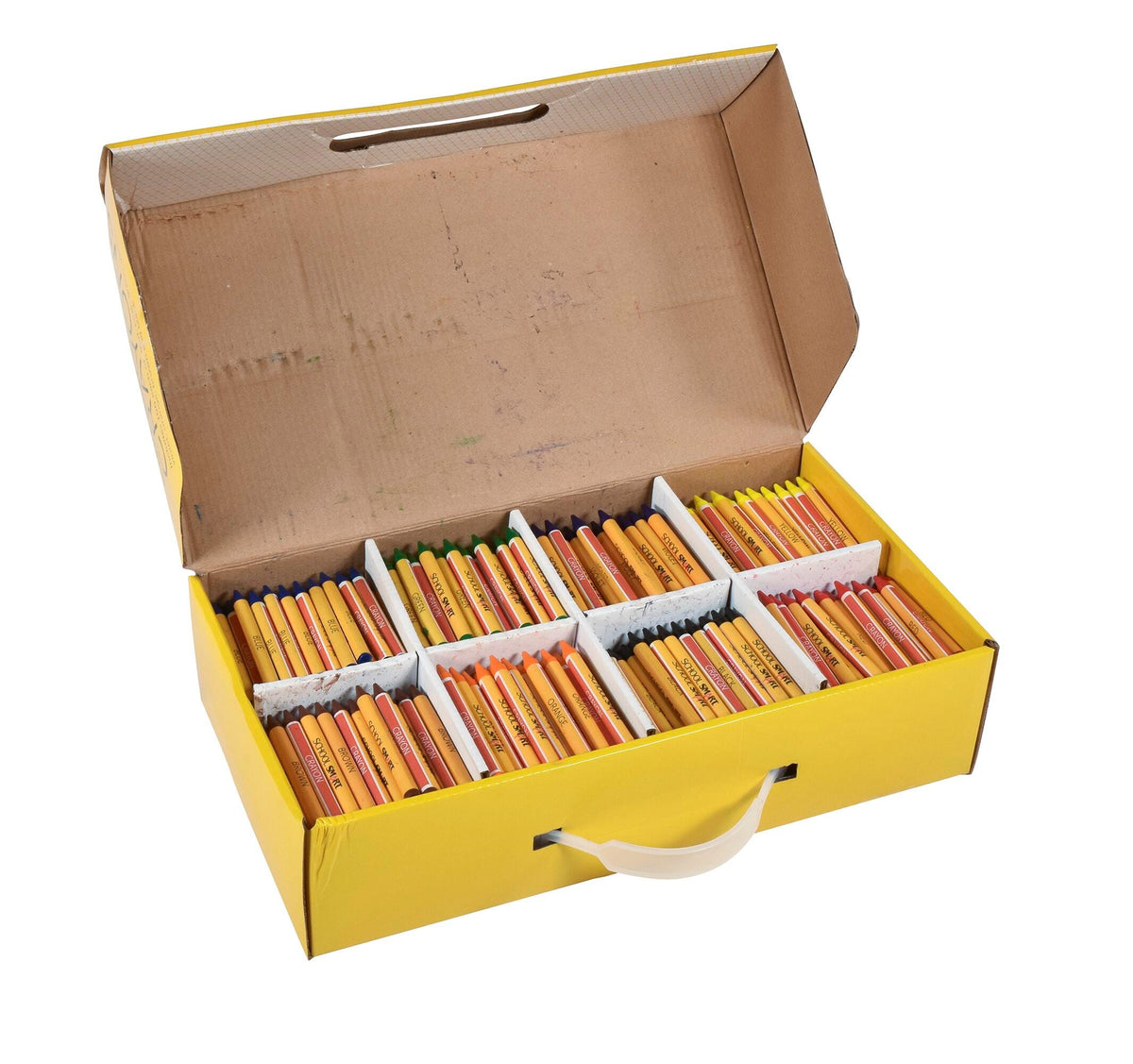 CRAYONS SCHOOL SMART STANDARD ASST COLORS SET OF 800
