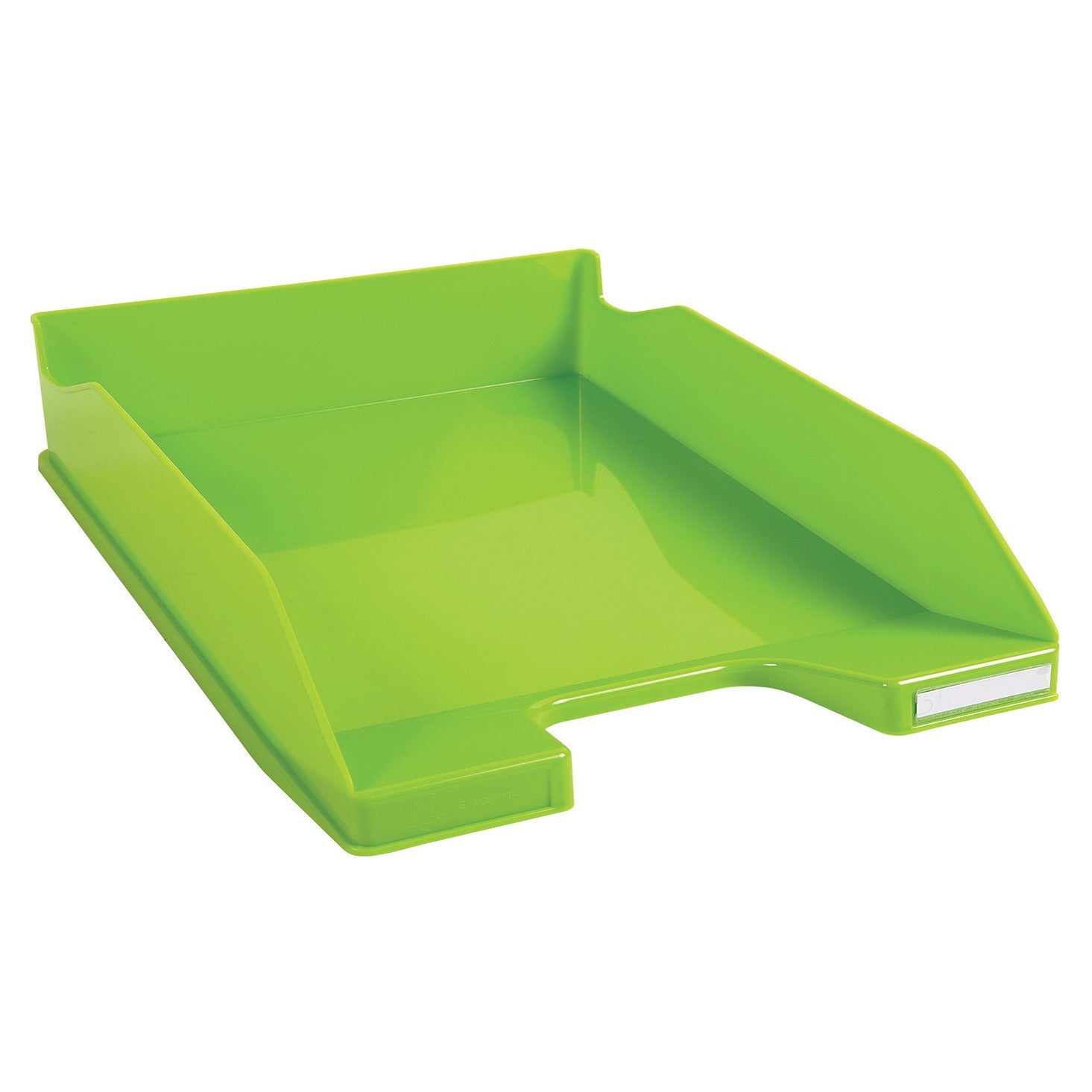 Plastic Letter Tray Lime