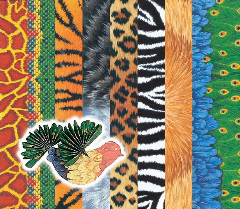 PAPER CRAFT ANIMAL DESIGN PACK OF 40