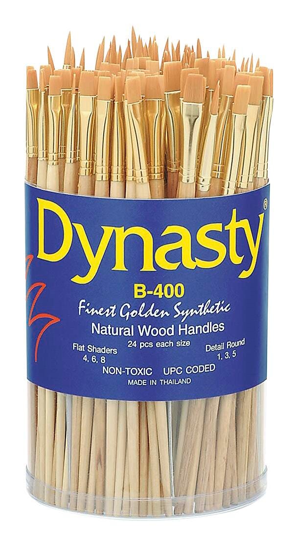 BRUSH DYNASTY B-400 CANISTER CANISTER SET OF 144