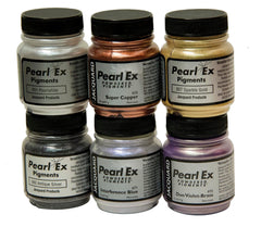 PAINT PIGMENTS PEARL EX METALLIC .75 OZ SET OF 6