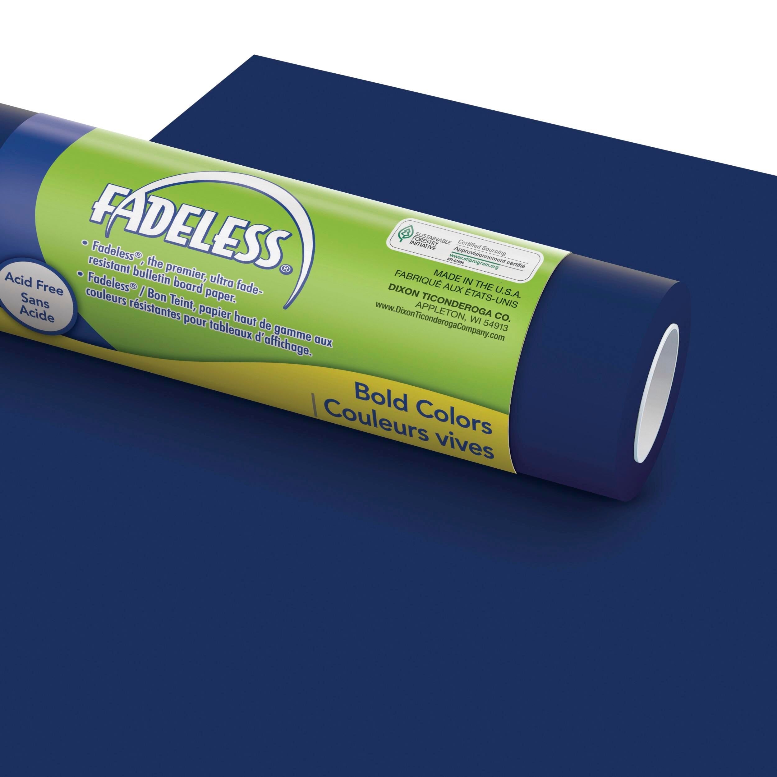 PAPER ROLL FADELESS 48 IN X 50 FT ROYAL BLUE
