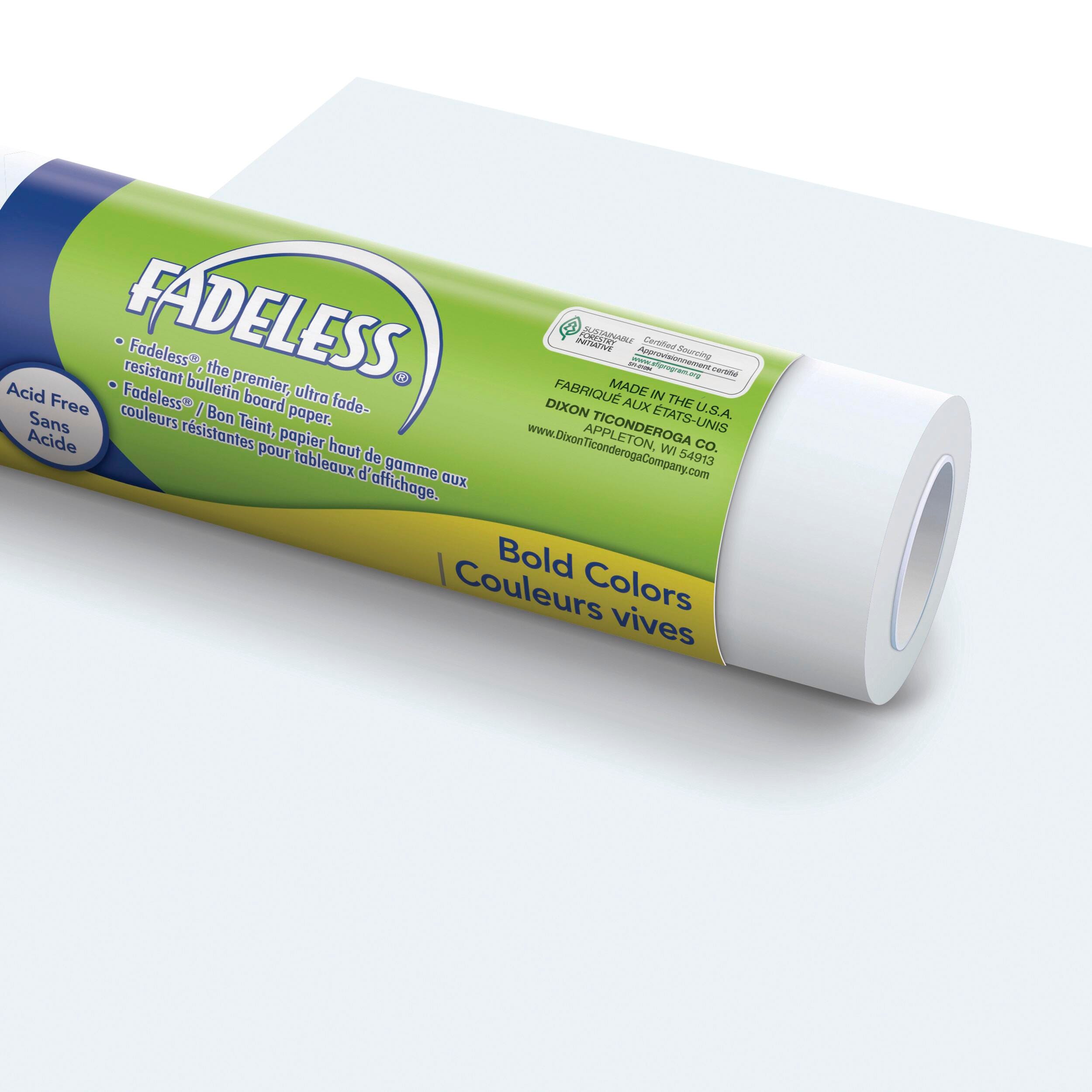 PAPER ROLL FADELESS 48 IN X 200 FT WHITE