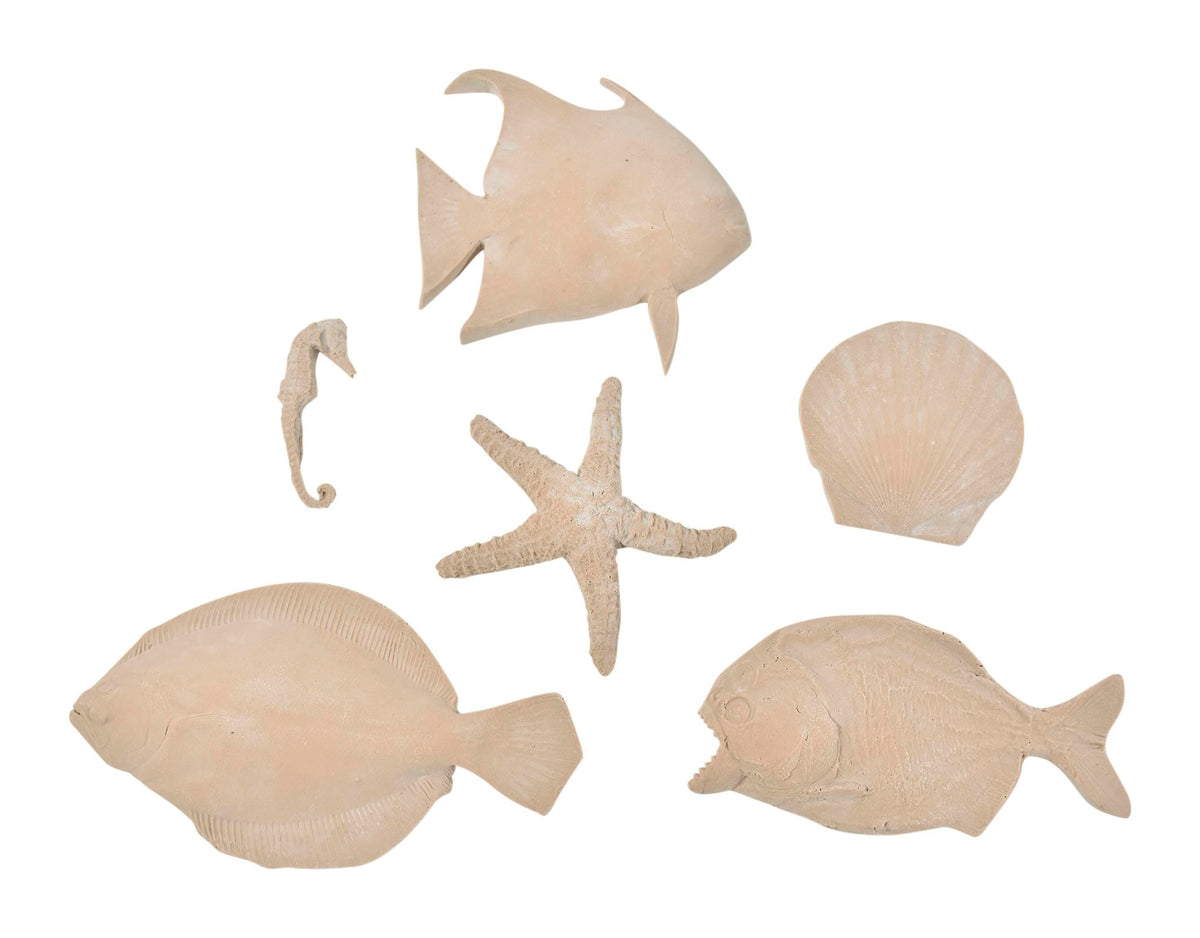 PRINT MODELS GYOTAKU SAX TROPICAL FISH PRINTS SET OF 6