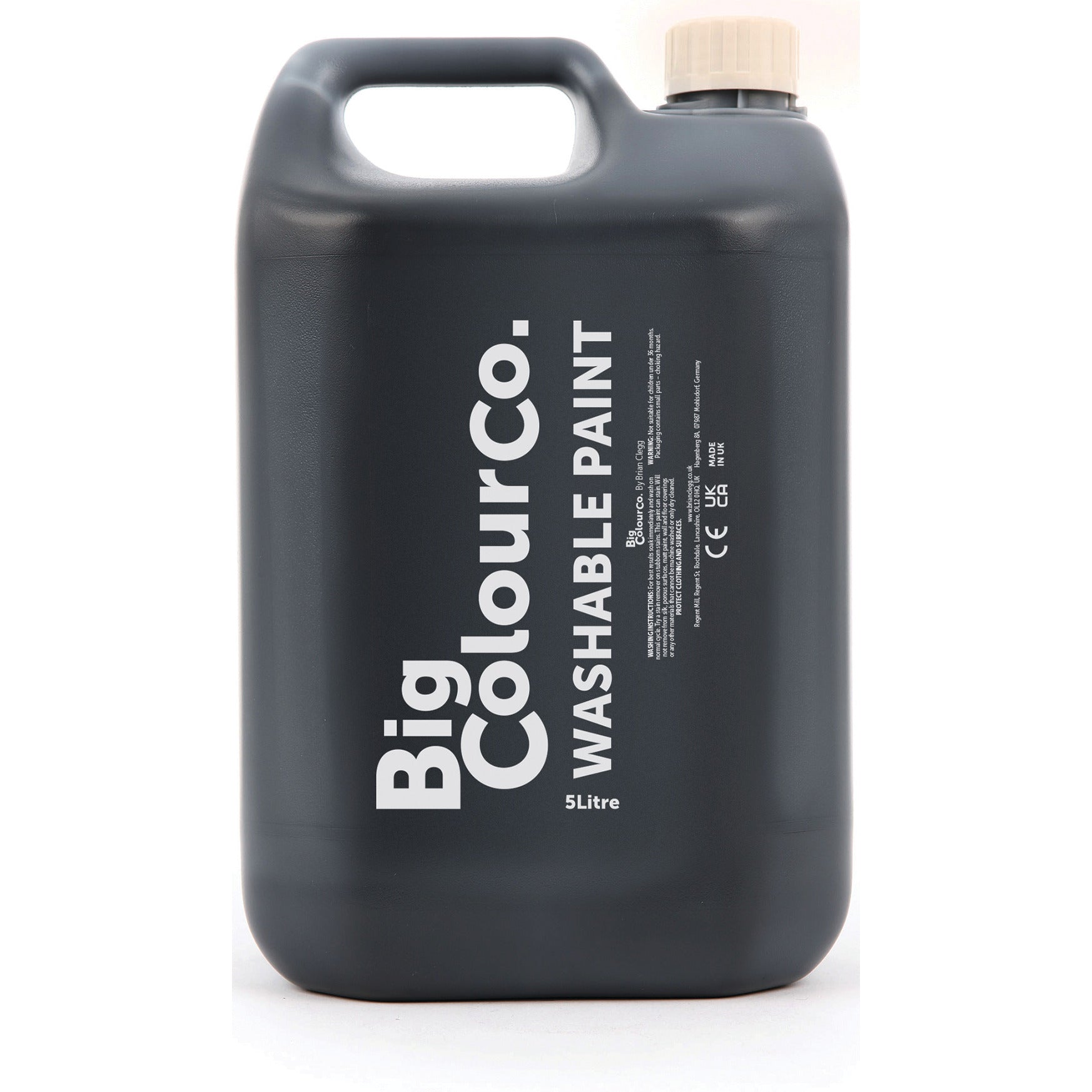 Paint Ready Mixed Washable 5L Black