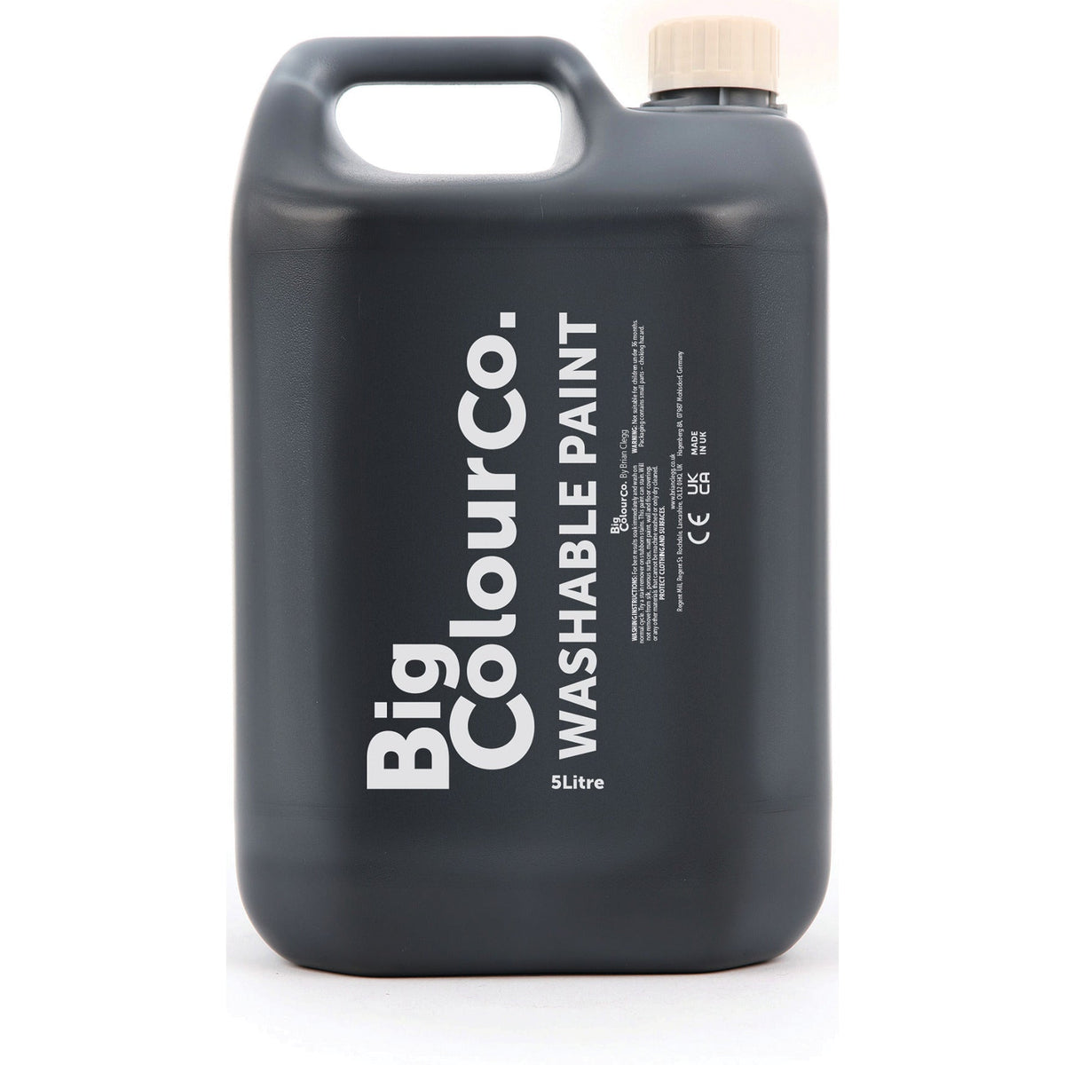 Paint Ready Mixed Washable 5L Black