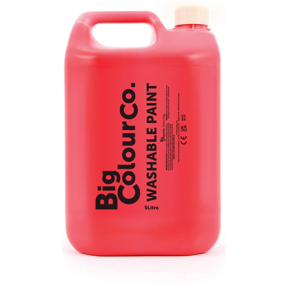 Paint Ready Mixed Washable 5L Red