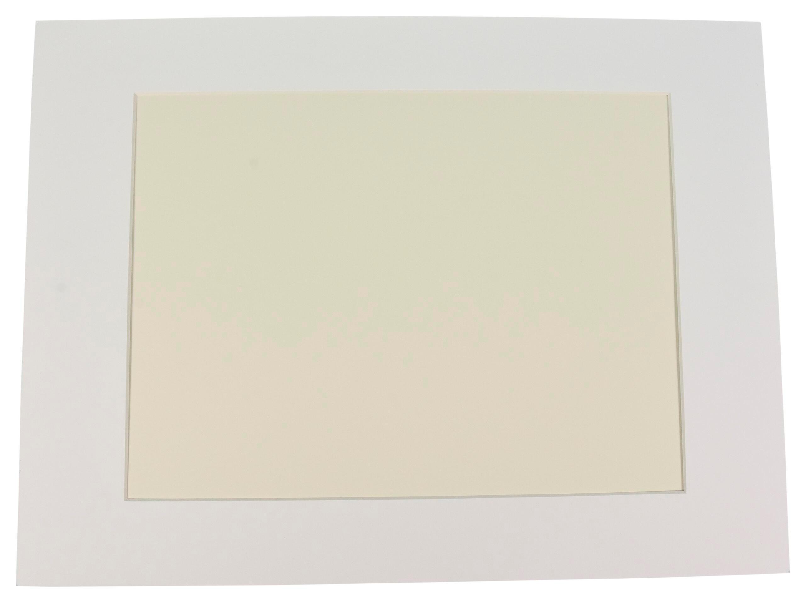 MATS PREMIUM PRECUT WHITE 12X16 PACK OF 10