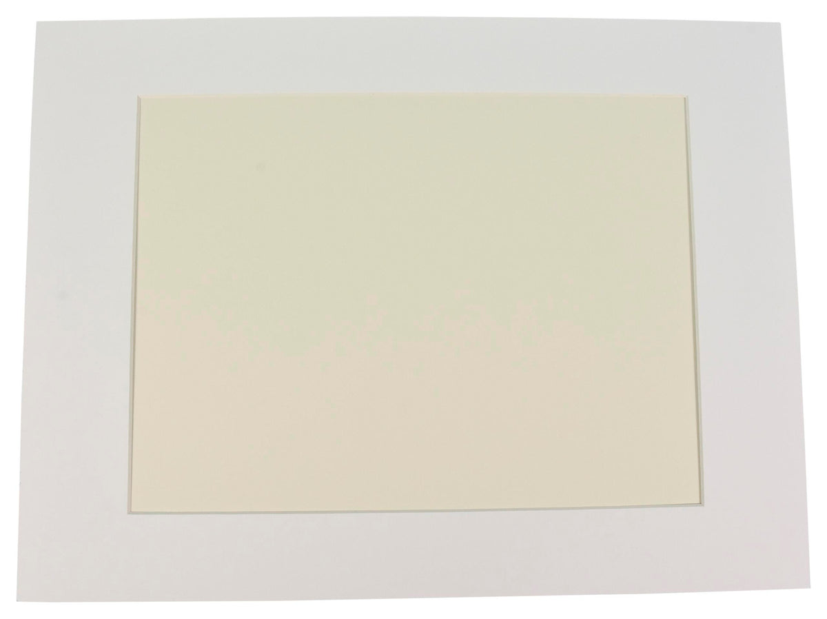 MATS PREMIUM PRECUT WHITE 12X16 PACK OF 10