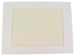 MATS PREMIUM PRECUT WHITE 12X16 PACK OF 10