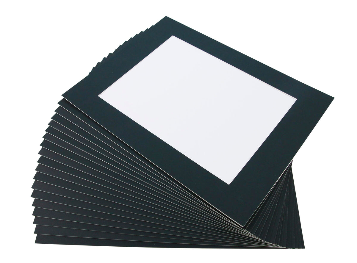 MATS PREMIUM PRECUT BLACK 12X16 PK OF 10