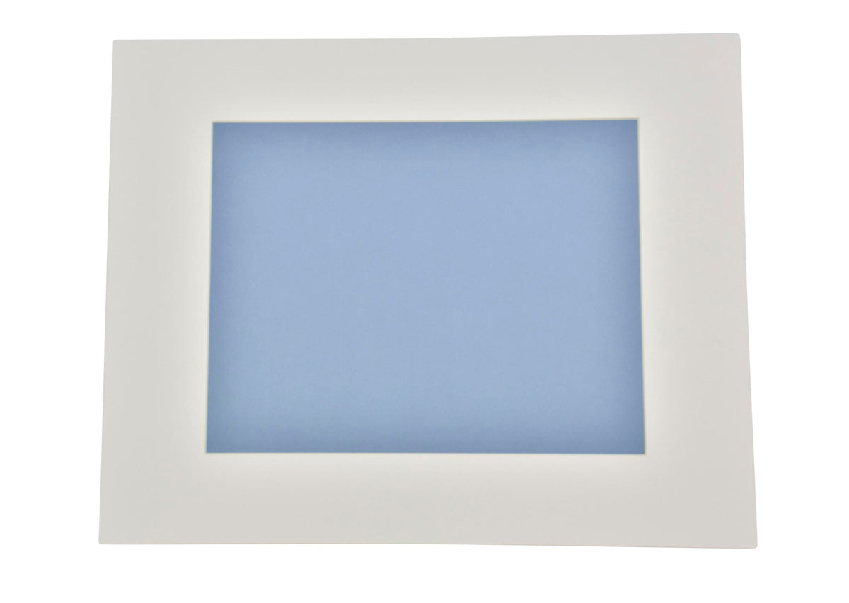 MATS PREMIUM PRECUT WHITE 8X10 PACK OF 10