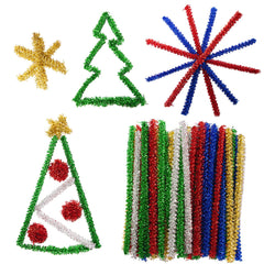 Curly Stems Metallic Pk50