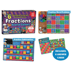 6 Fractions Board Games
