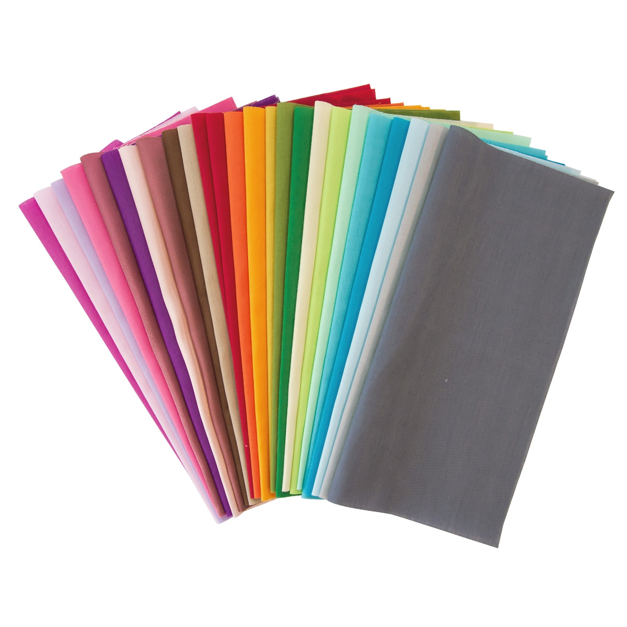 Fabric Plain Sq. 230Mm Asstd Pk25