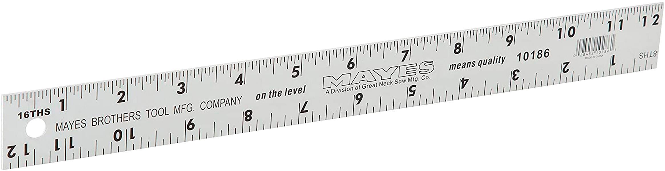 RULER HARD ALUMINUM 48 IN