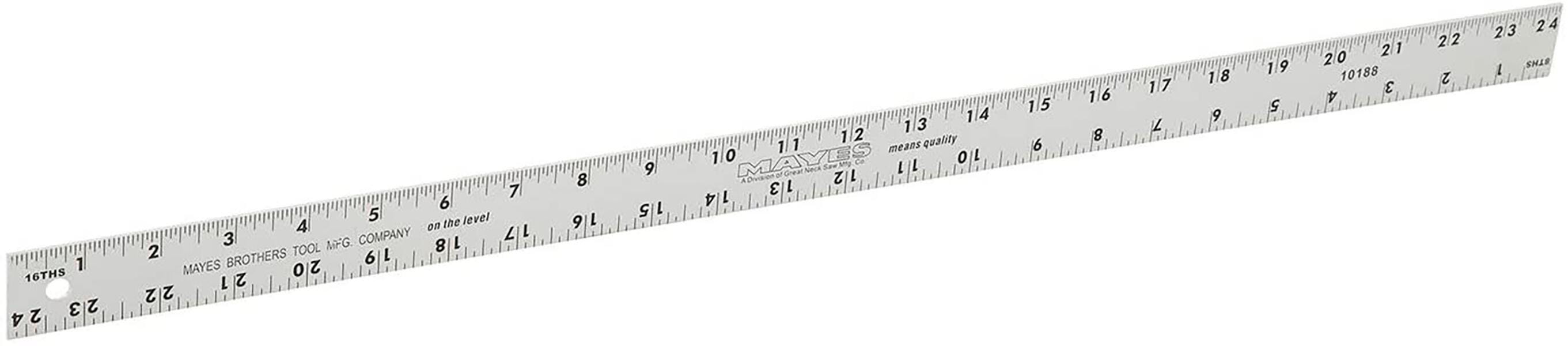 RULER HARD ALUMINUM 24 IN