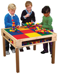 TABLE BUILDING BLOCK W/PRESCHOOL GRIDS 24H
