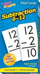 FLASH CARDS SUBTRACTION 0-12