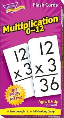 FLASH CARDS MULTIPLICATION