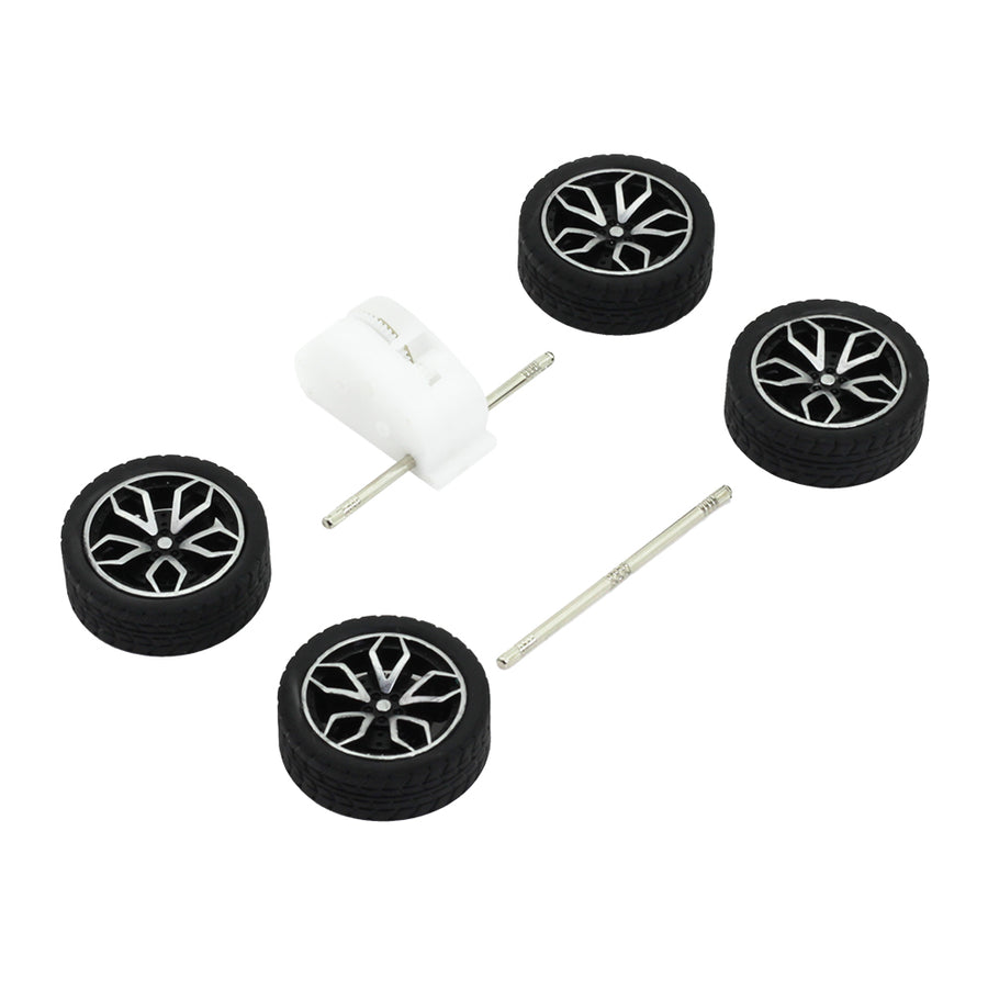 Pull back motor- axle and wheels kit