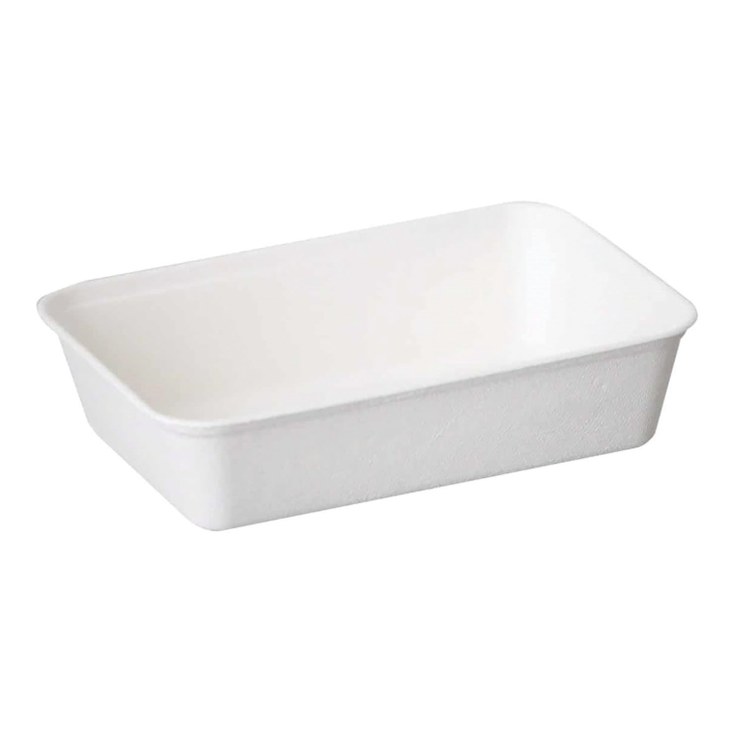 Chip Tray Compostable White Cs500
