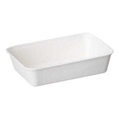 Chip Tray Compostable White Cs500