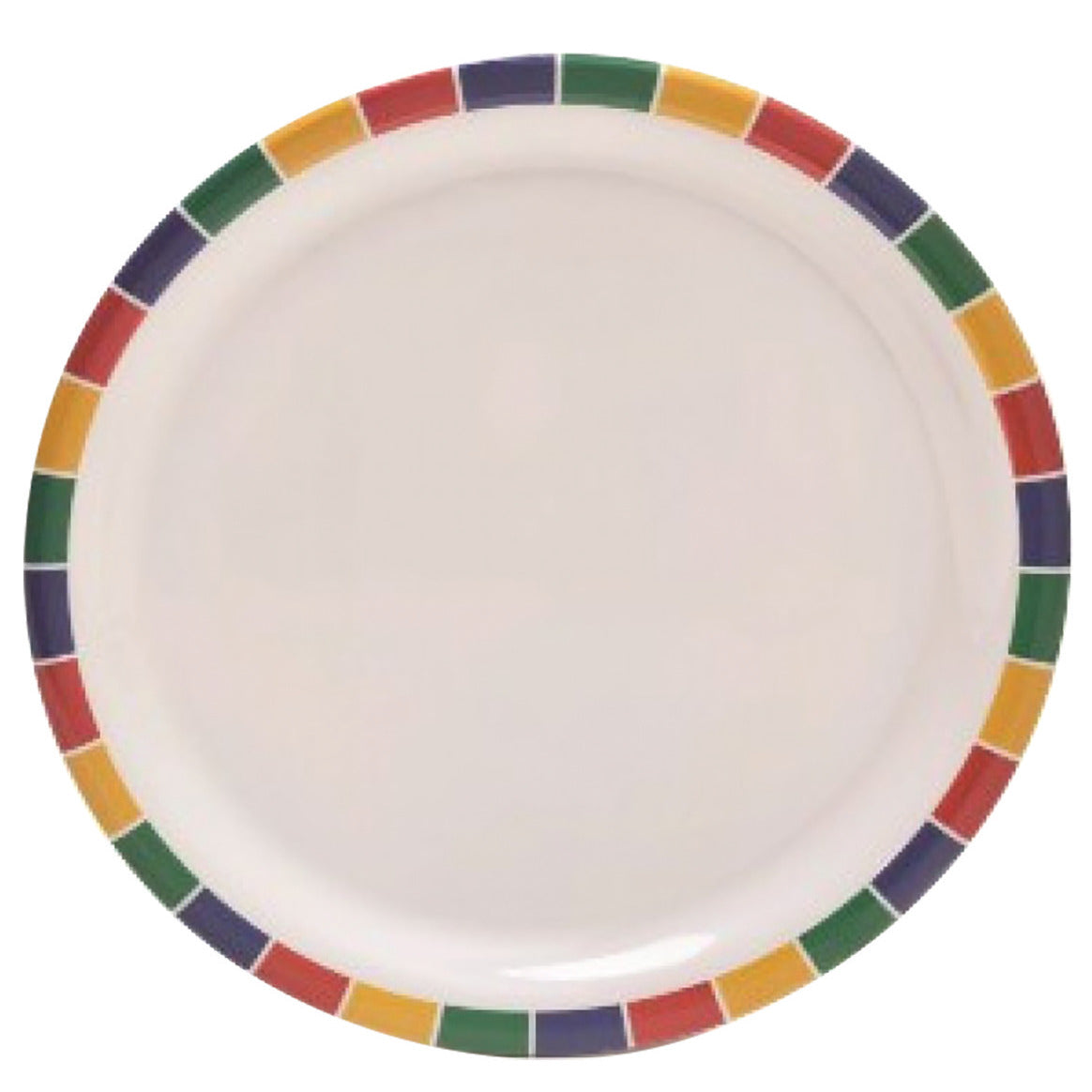 Caribbean Block Melamine Plate 160Mm