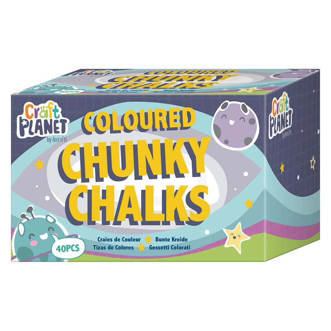 Chunky Chalk Assorted Pk40