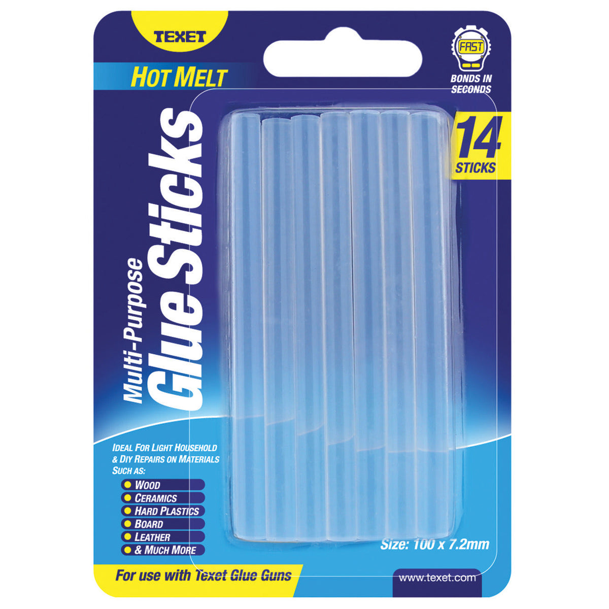 Standard Glue Sticks Clear/Pk14