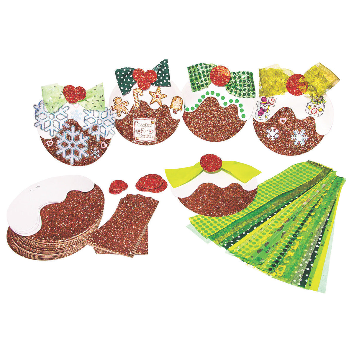 Christmas Pudding Cards Pk30