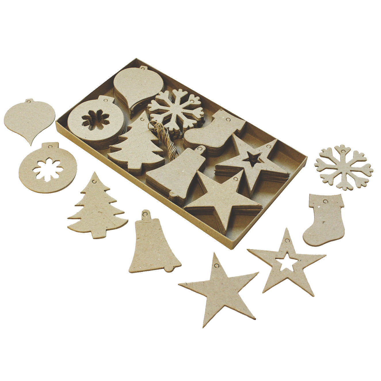 Christmas Cutout Decorations Pk80