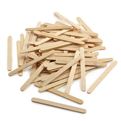 SCO WOODEN CRAFT STICKS NATURAL SMALL 1000PCS -Min Qty 12