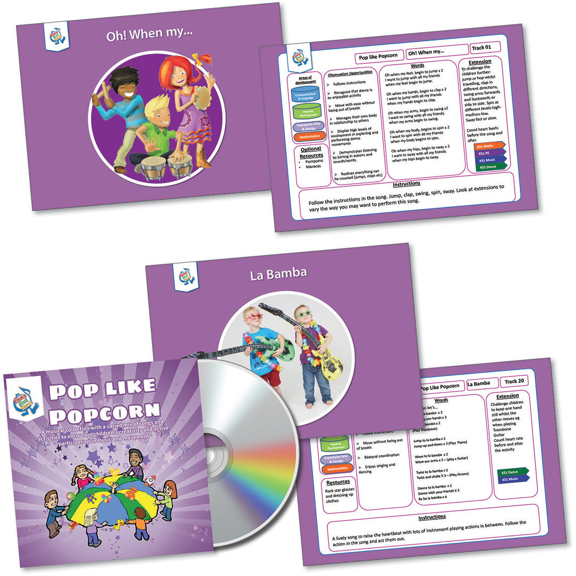 Pop Like Popcorn Musical Activity