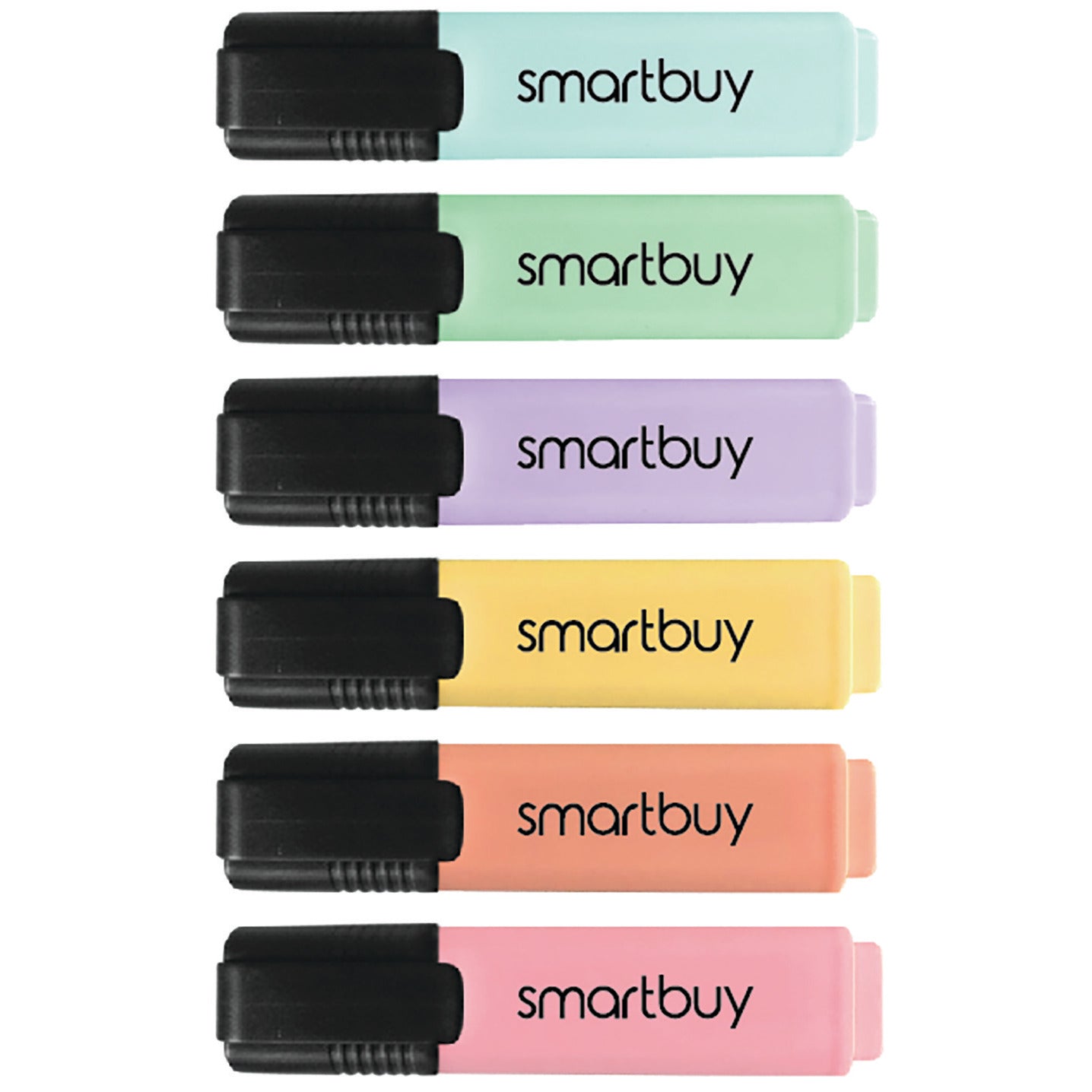 Smartbuy Highlighter Pastels Pk6