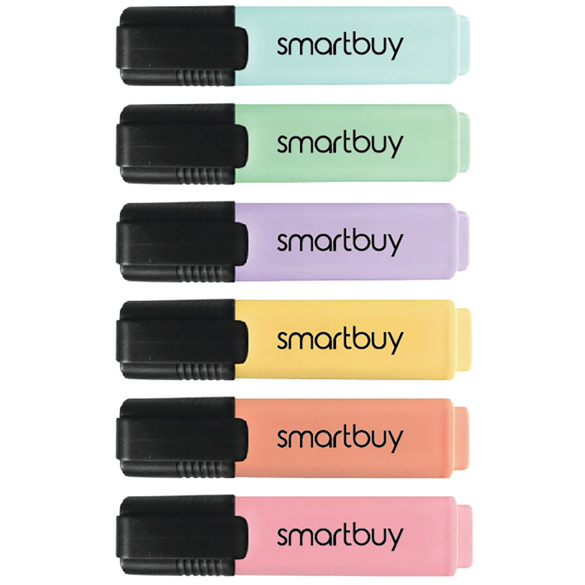 Smartbuy Highlighter Pastels Pk6