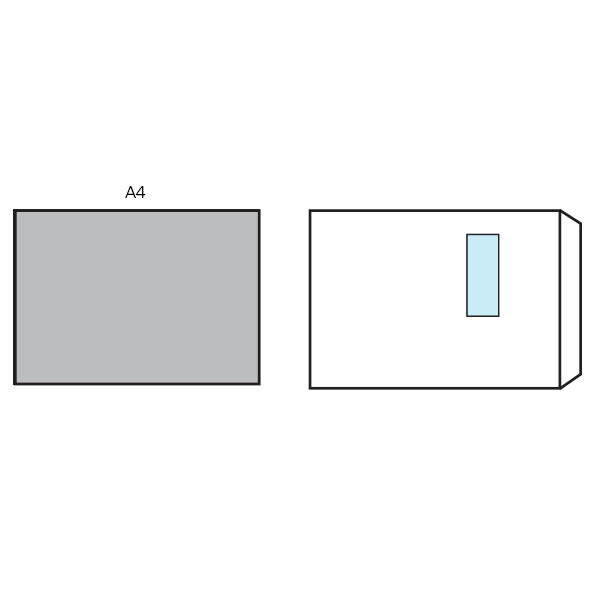 Env.Man Window C4 Self Seal Box 250