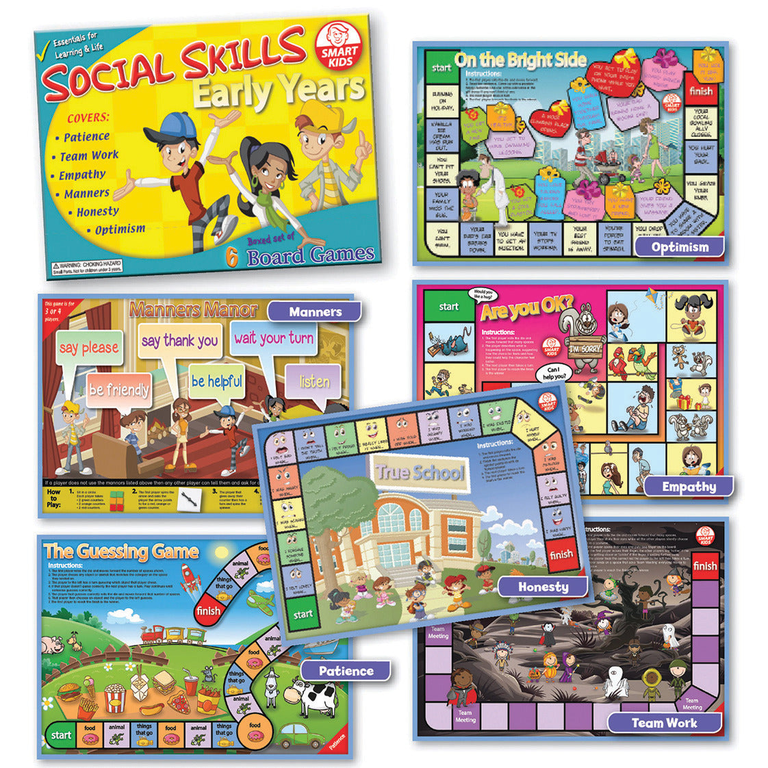6 Social Skills Board Games