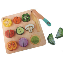 Cutting Fruit And Veg Puzzles Set