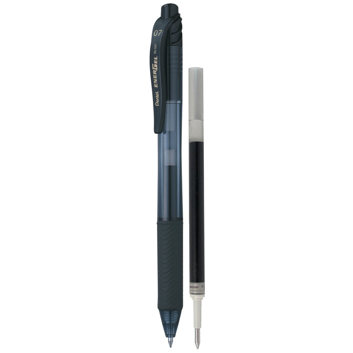 Energel X Retractbl Gelpen Blk Pk12