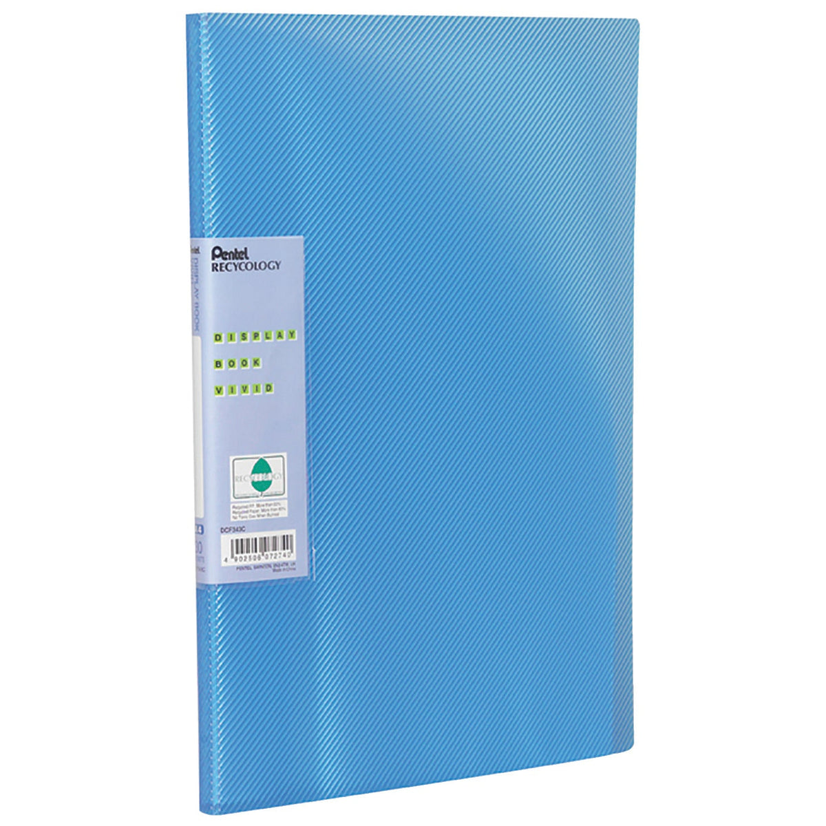 A4 Display Book 30Pkt Blue Pk10