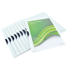 A4 Eco Clip Files White Pk 10