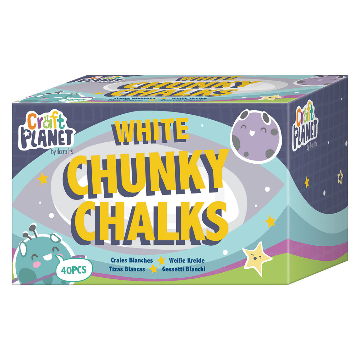 Chunky Chalk White Pk40