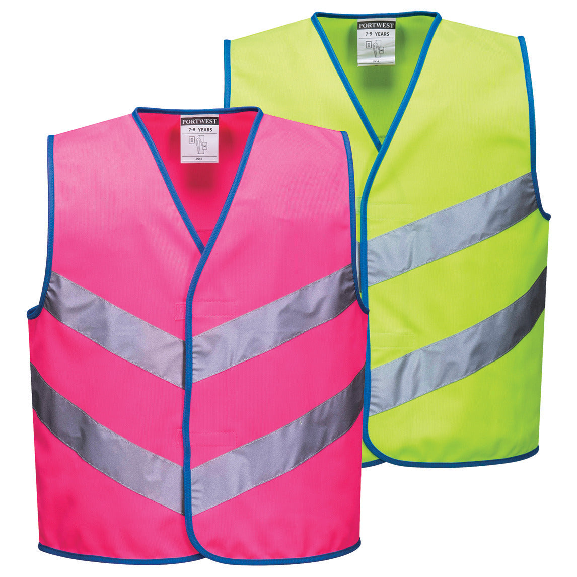 Childs Pink Hi-Vis M 7-8Yrs