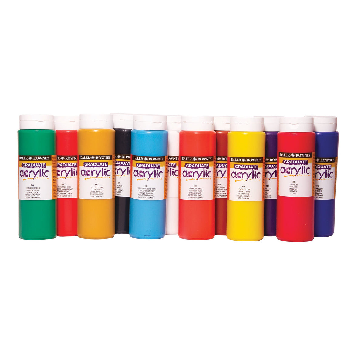 Graduate Acrylic Paint 500Ml Pk12