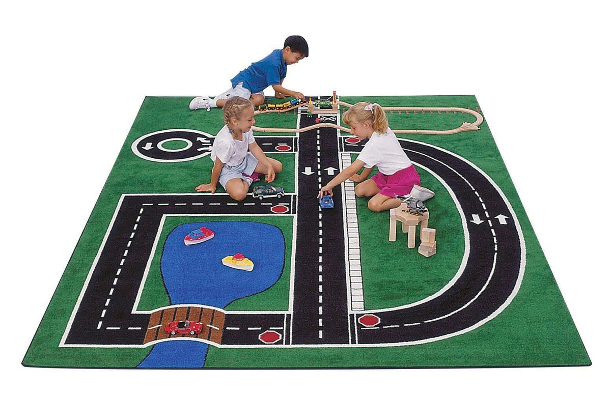 CARPETS FOR KIDS - PREMIUM NEIGHBORHOOD - 4 FT 1 IN X 5 FT 10 IN - RECTANGLE