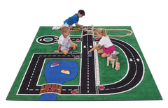 CARPETS FOR KIDS - PREMIUM NEIGHBORHOOD - 4 FT 1 IN X 5 FT 10 IN - RECTANGLE